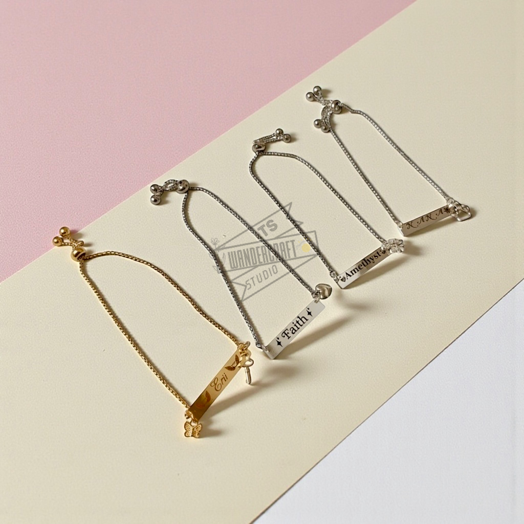 Personalized (Made to Order) Necklace and Bracelets