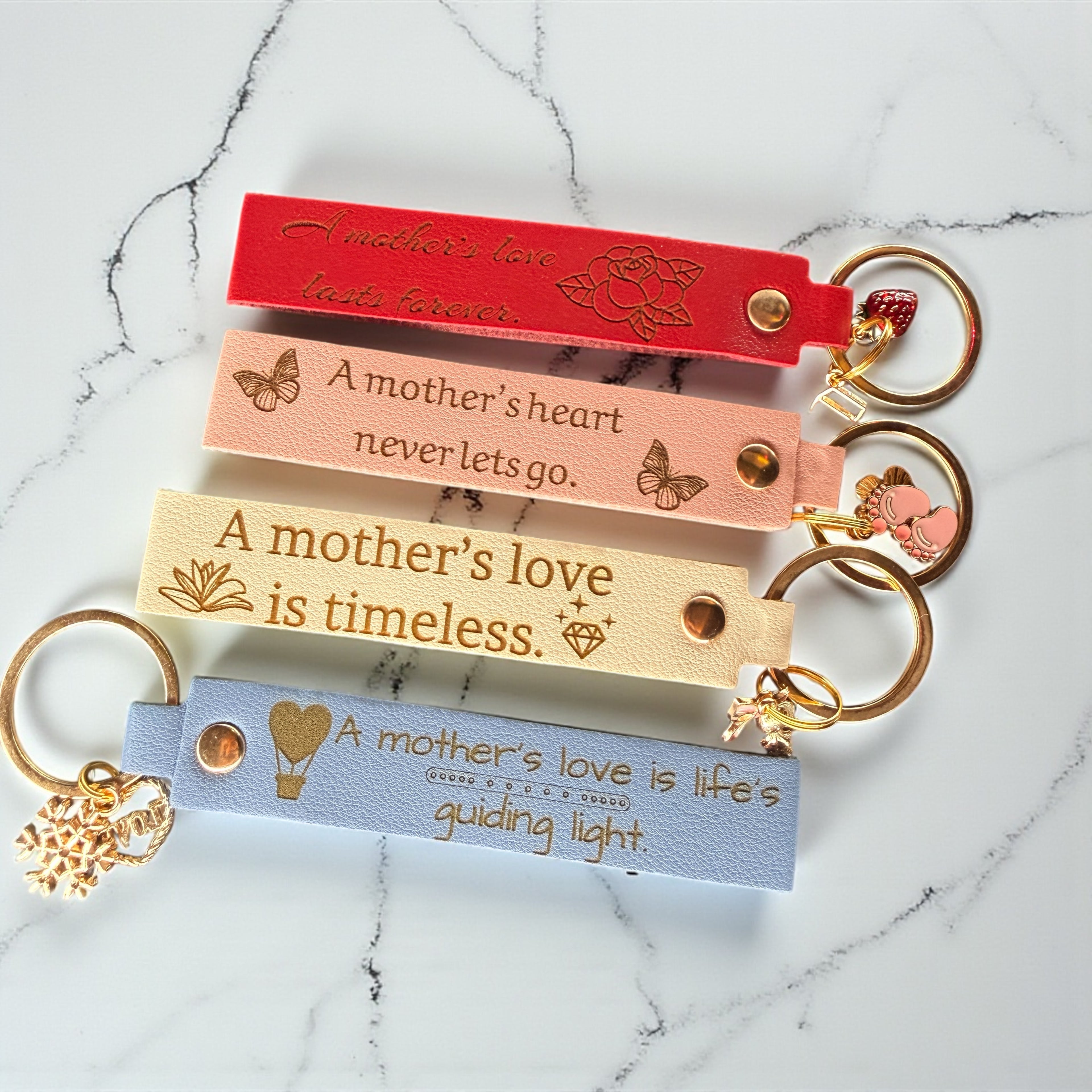 Personalized (MADE TO ORDER) Leather Keychain – Custom Engraved Name Key Fob