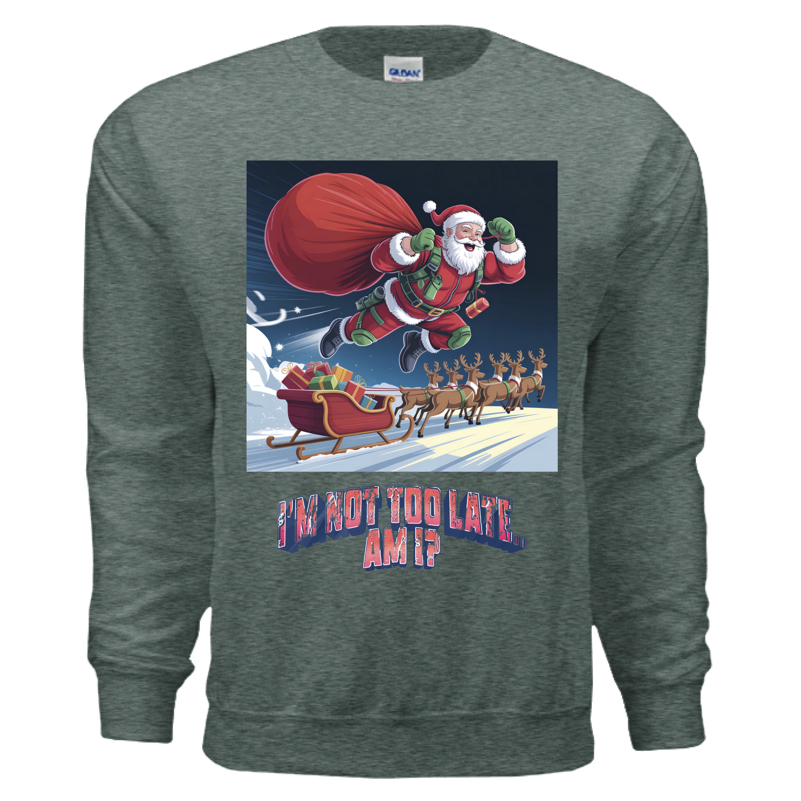 HEATHER SPORT DARK GREEN - FRONT