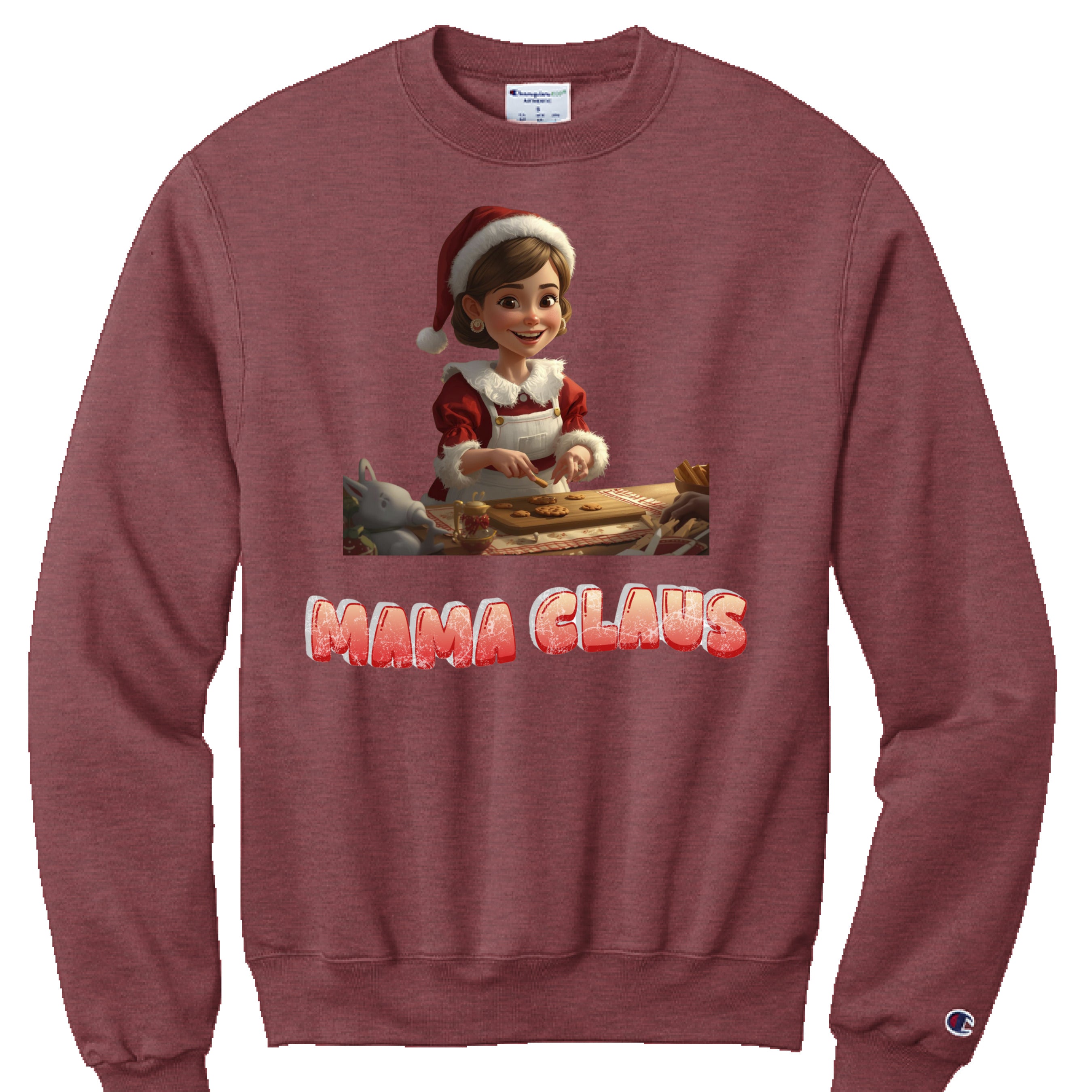 MAROON HEATHER - FRONT